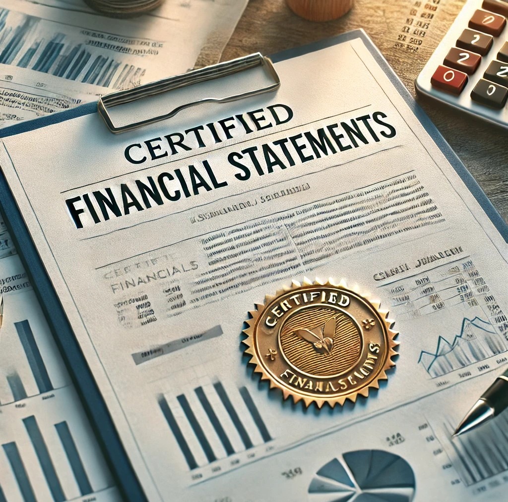 Certified Financial Statements
