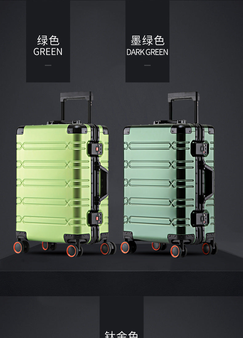 Aluminium Suitcases Wheeled Trolleys Business Trip in USA