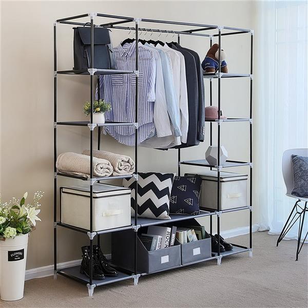 Portable Clothes Closet Wardrobe Storage Organizer in USA.