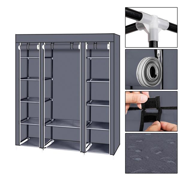 Portable Clothes Closet Wardrobe Storage Organizer in USA.