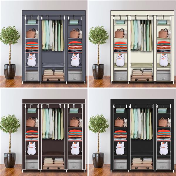 Portable Clothes Closet Wardrobe Storage Organizer in USA.