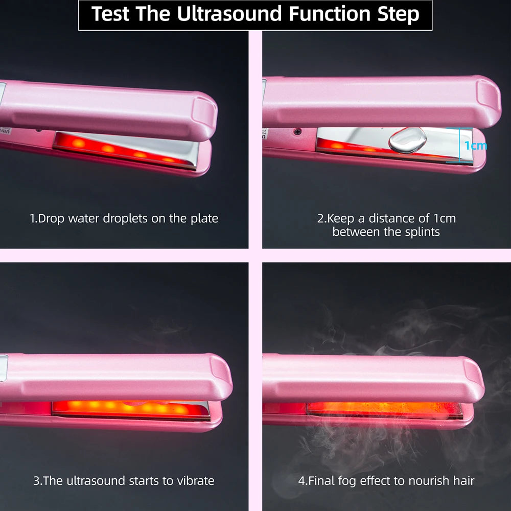 Hair Straightener Infrared and Ultrasonic Profession Cold Hair Care Ir