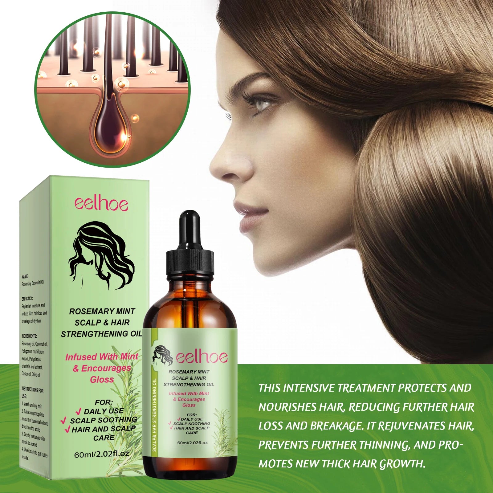 Rosemary Hair Care Products Promote Hair Growth in USA