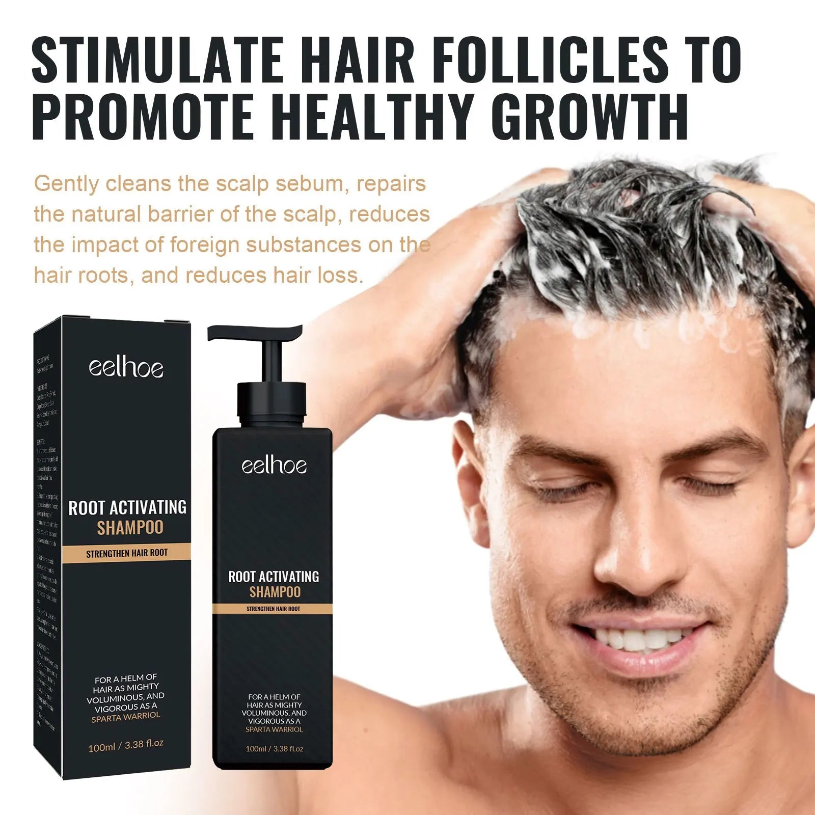 Hair Thickening Shampoo Promoting Scalp Circulation in USA