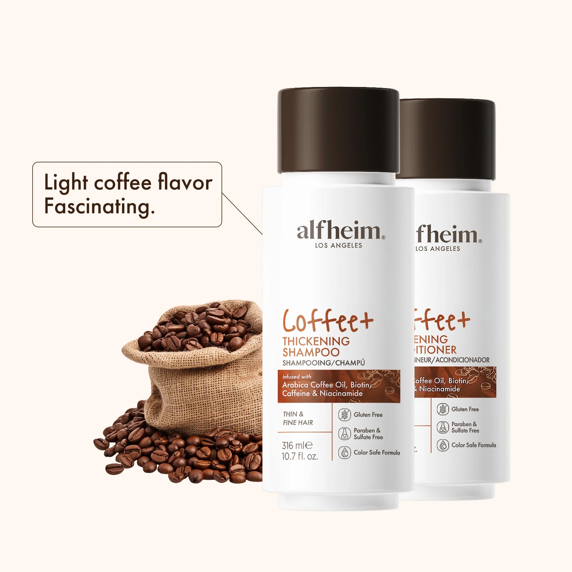 Coffee+ Thickening Shampoo & Conditioner Set in USA