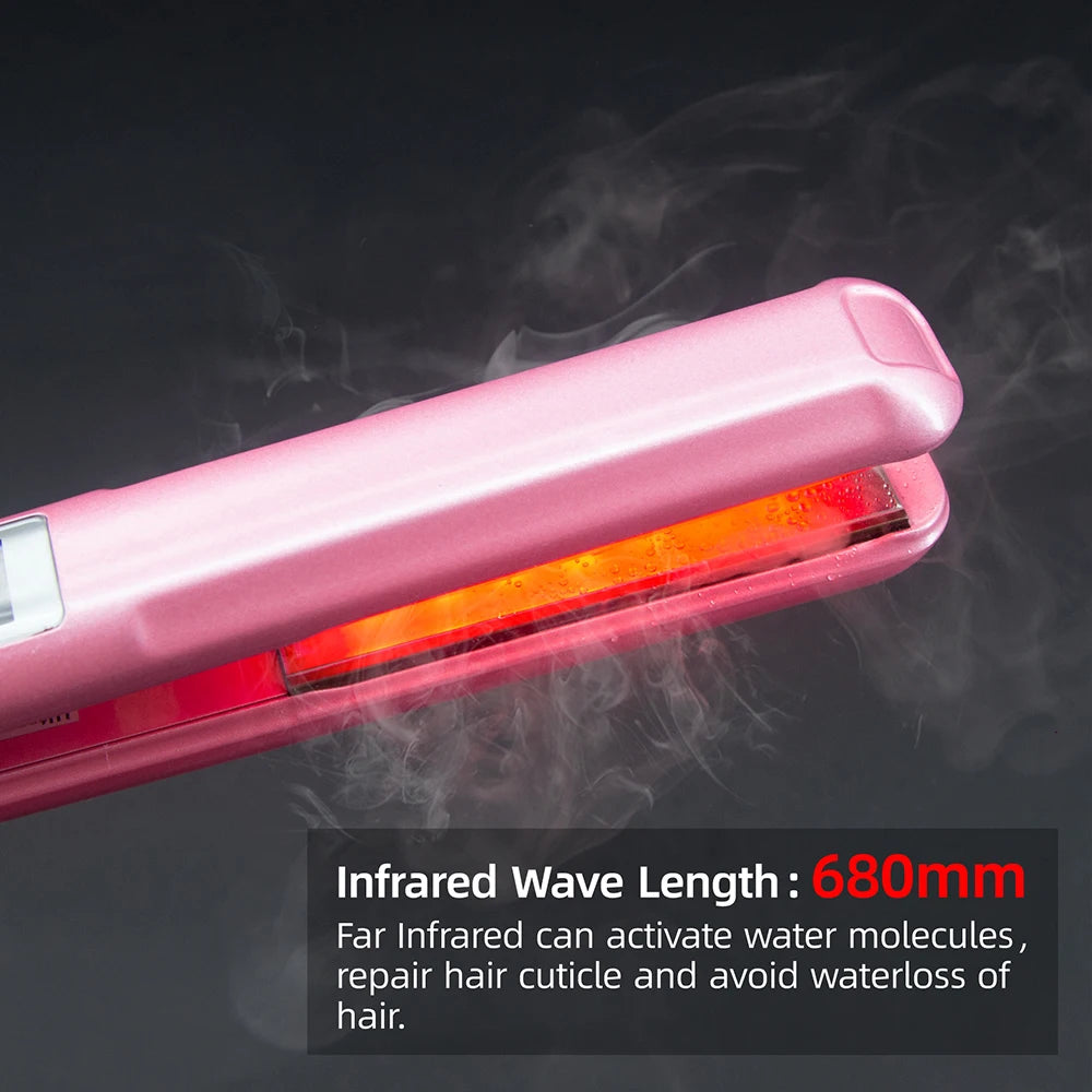 Hair Straightener Infrared and Ultrasonic Profession Cold Hair Care Ir