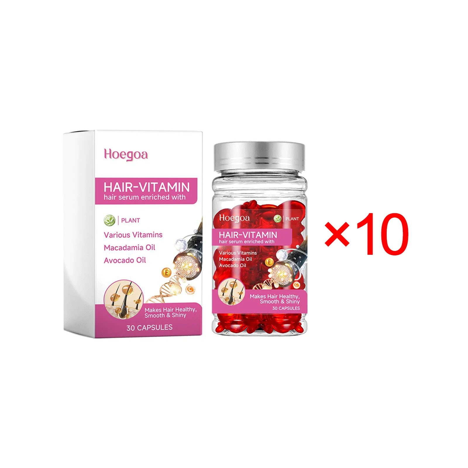 Hoegoa Hot Sale Leave No Rinse Hair Vitamin Capsules in USA