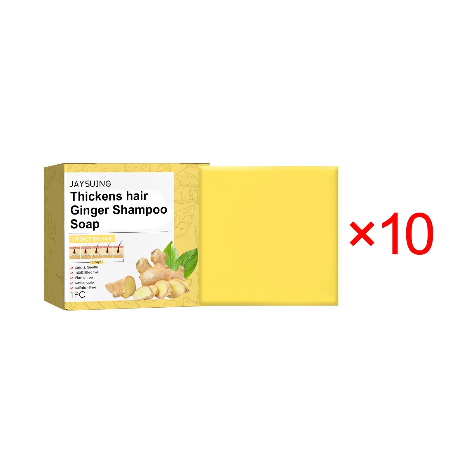 Ginger No Silicone Oil Promote Hair Growth Soap in USA