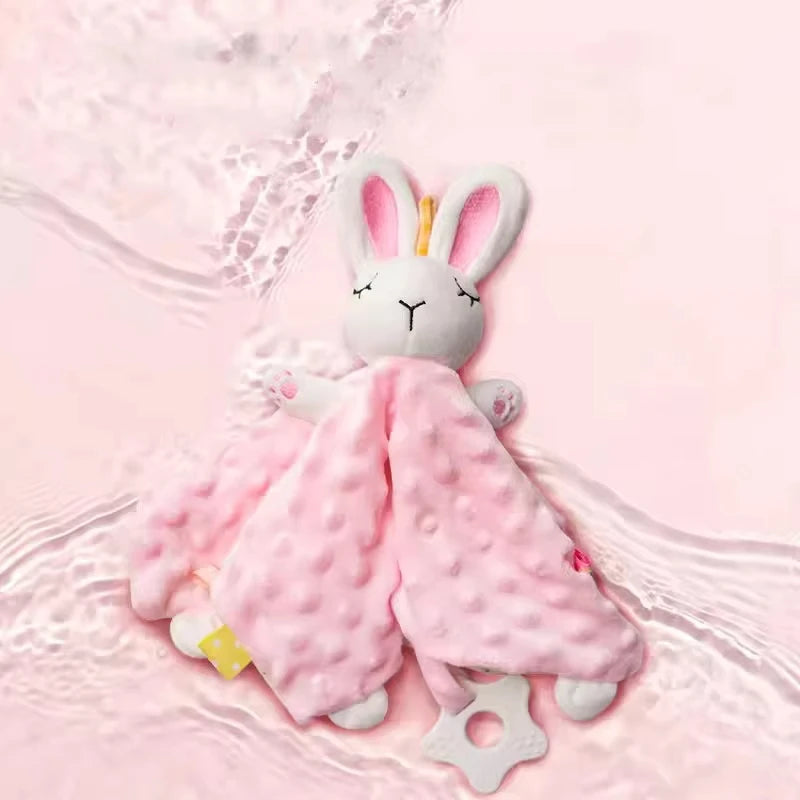 Stuffed Animal Bunny Rabbit Security Infant Snuggler IN USA.