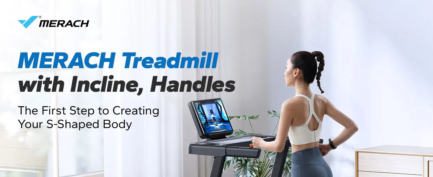 MERACH Foldable Treadmill Incline Quiet Treadmills in USA