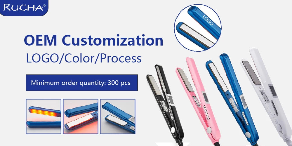 Hair Straightener Infrared and Ultrasonic Profession Cold Hair Care Ir