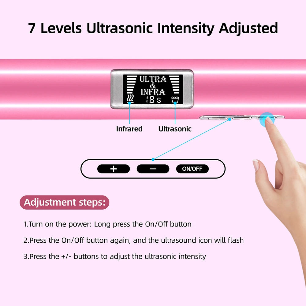 Hair Straightener Infrared and Ultrasonic Profession Cold Hair Care Ir