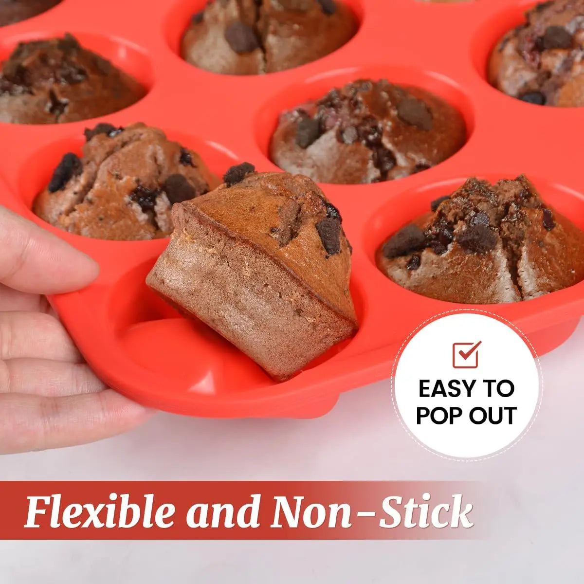 Non-Stick Silicone Great For Making Muffin in USA.