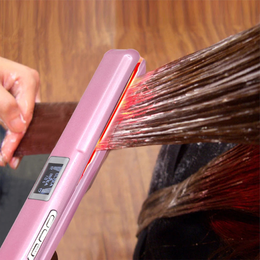 Hair Straightener Infrared and Ultrasonic Profession Cold Hair Care Ir