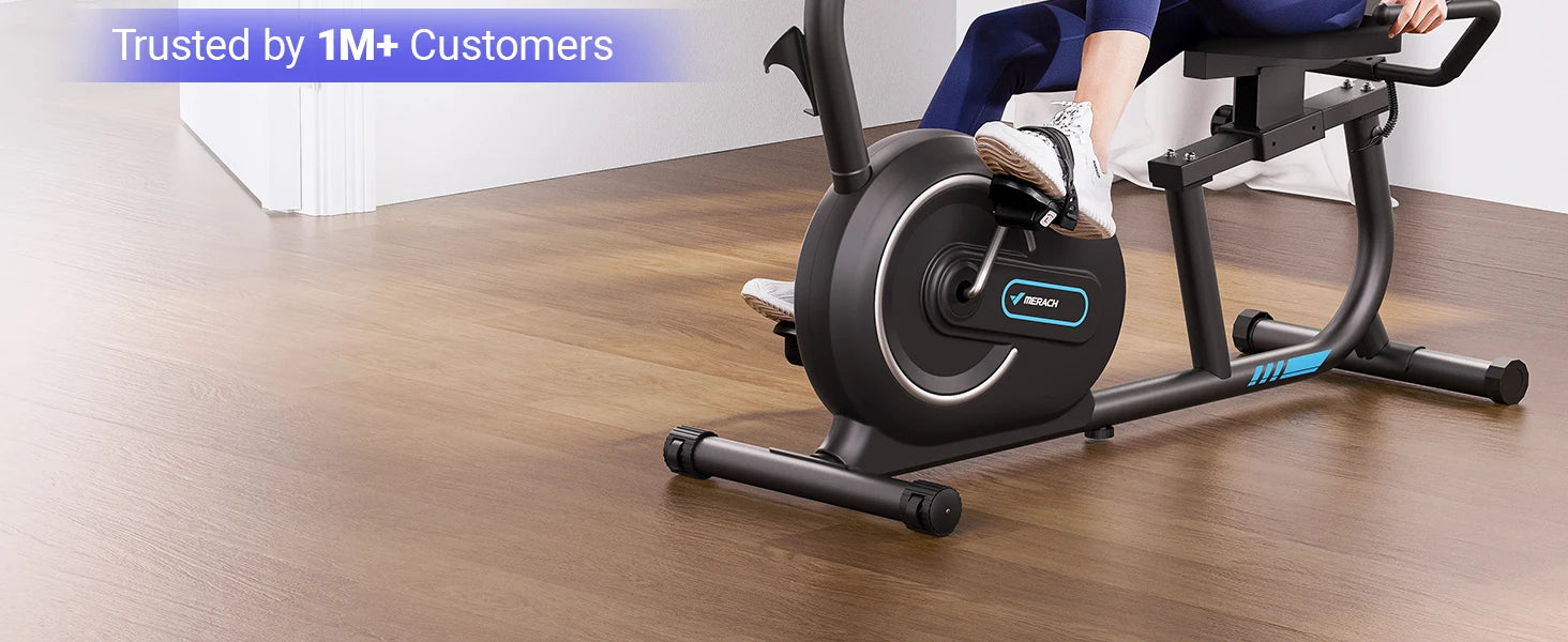 MERACH Recumbent Exercise Bike Home Smart Bluetooth Exclusive in USA