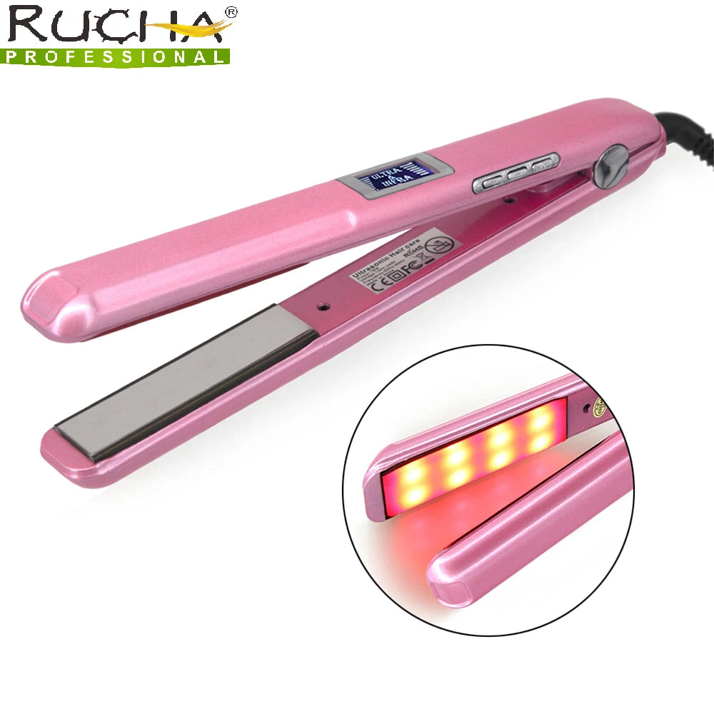 Hair Straightener Infrared and Ultrasonic Profession Cold Hair Care Ir