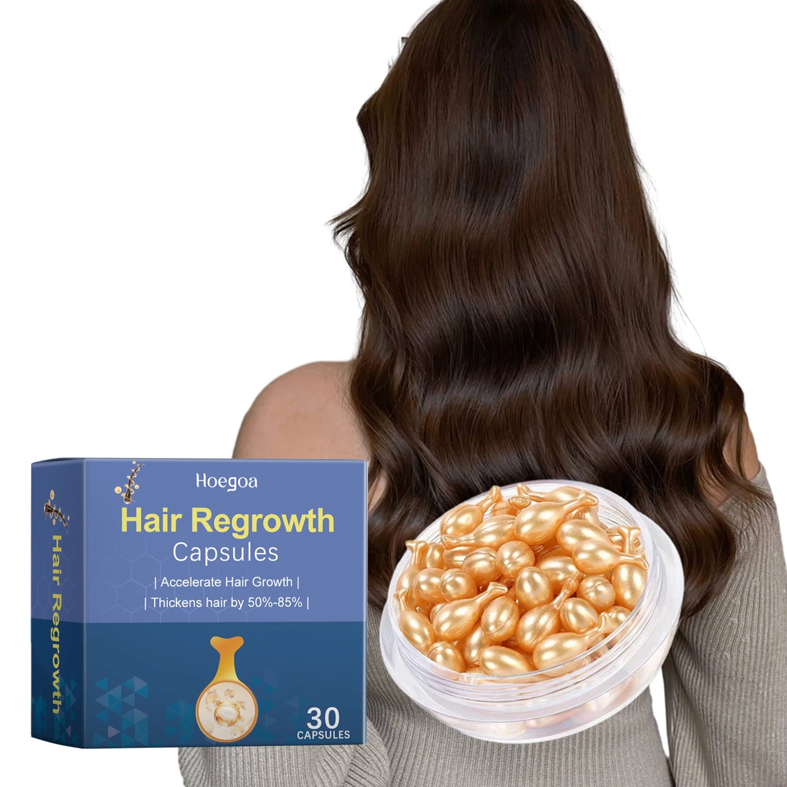 Hair Regrowth Capsules Thickens Accelerate Hair Growth in USA