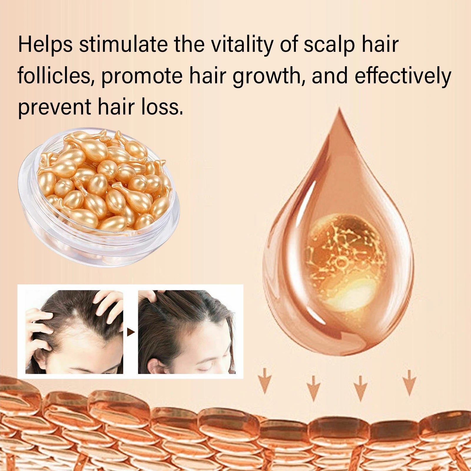 Hair Regrowth Capsules Thickens Accelerate Hair Growth in USA