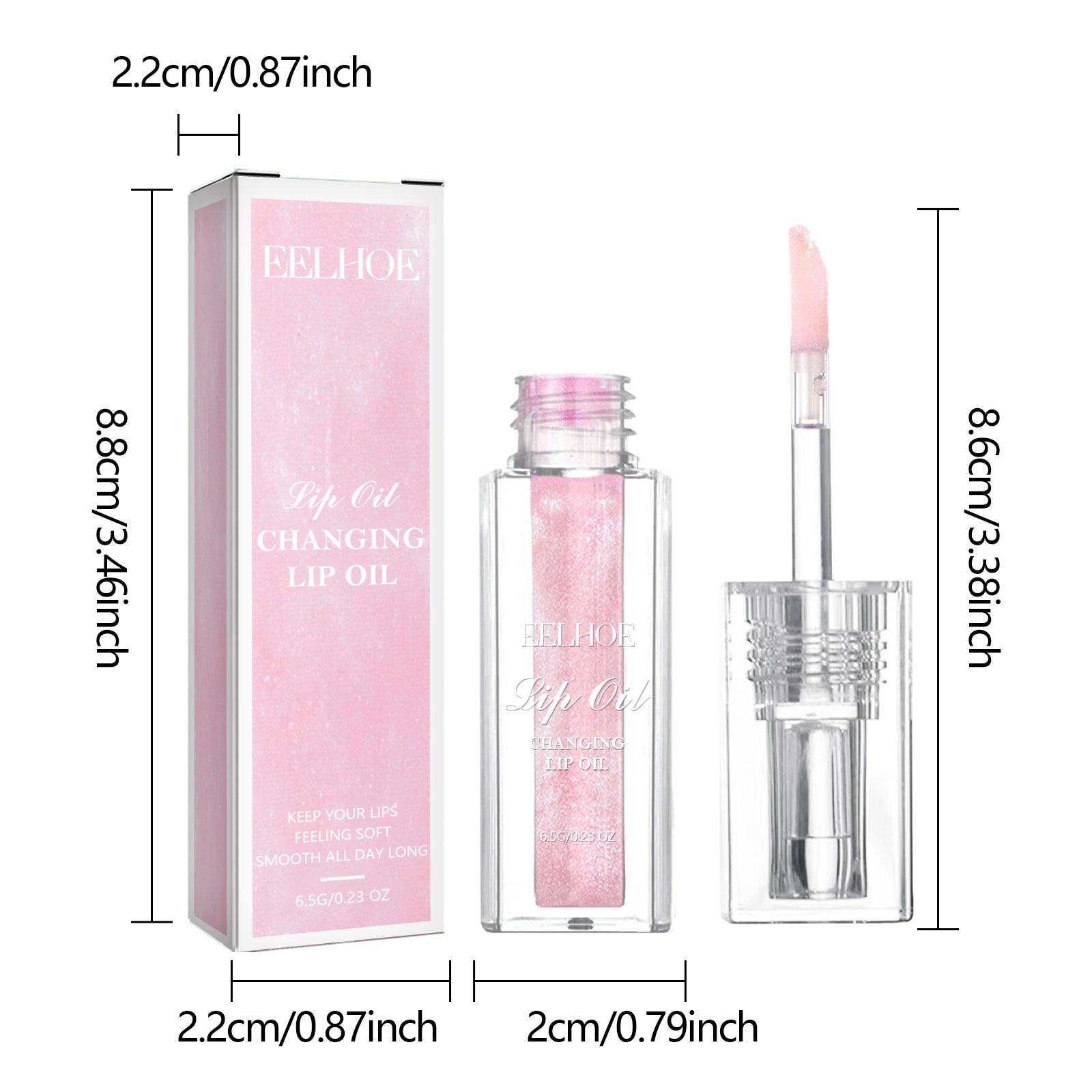 Changing Lip Oil Transparent Lip Gloss Oil Lip Balm in USA