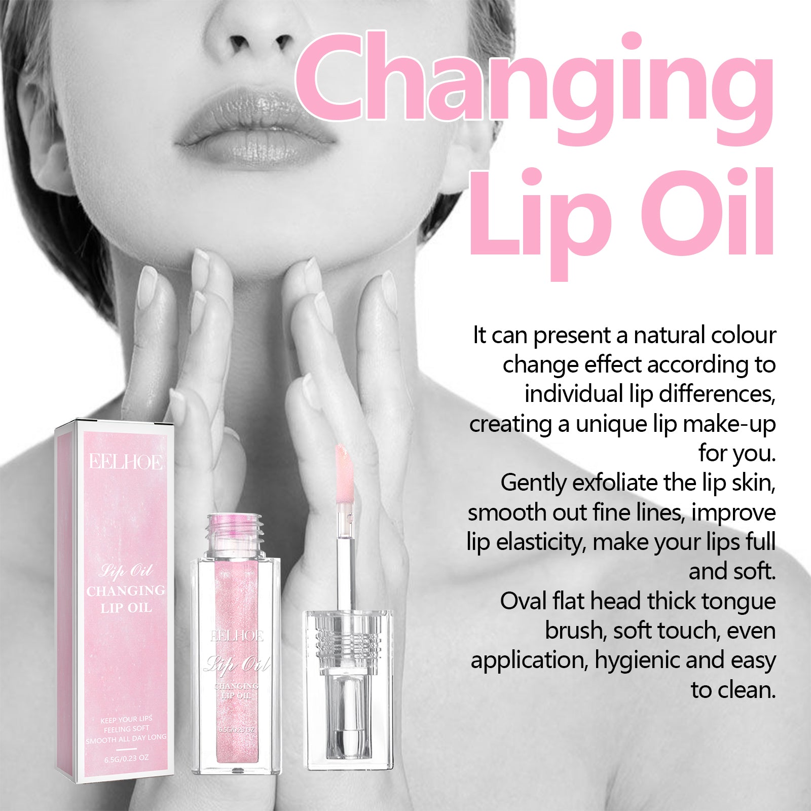 Changing Lip Oil Transparent Lip Gloss Oil Lip Balm in USA