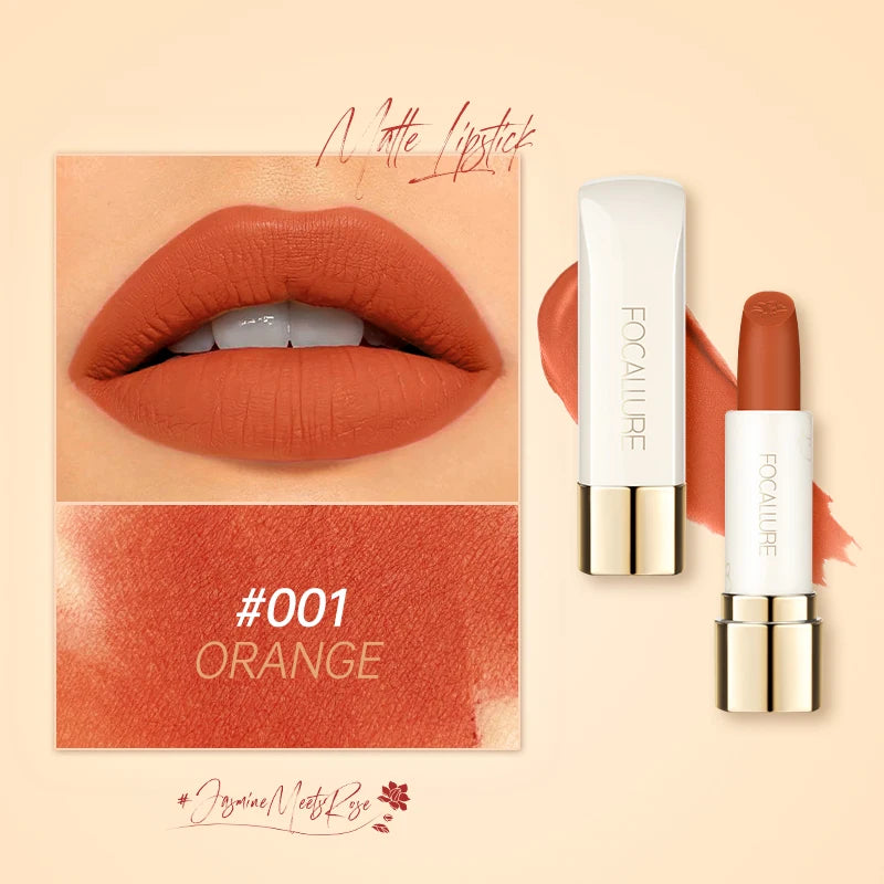 FOCALLURE Natural Matte Lipstick Waterproof Long-lasting in USA