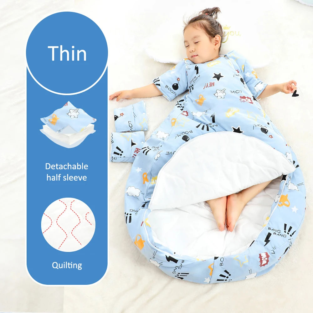 Baby Sleeping Bag Winter Thick Detachable Sleeves in USA