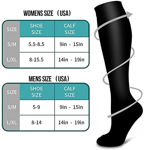 Compression Socks Sport Socks Medical Nursing Stockings in USA