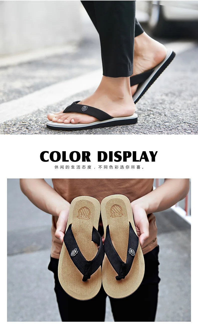 New Sandals Shoes Men Summer Men Flip Flops in USA