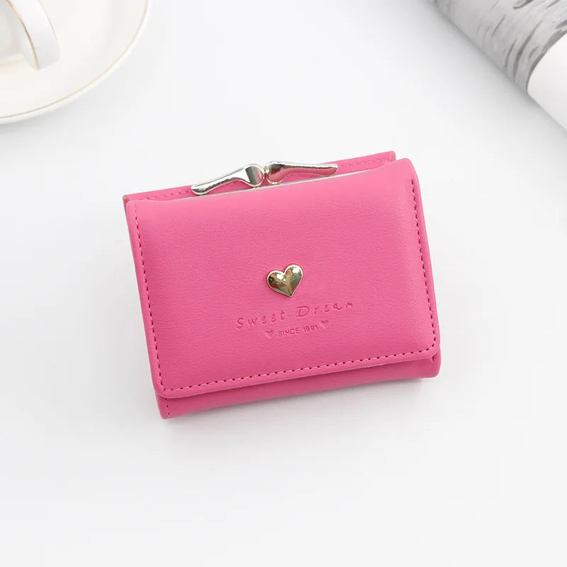 Small Women Wallet loving heart Short Women's Wallet Card in USA