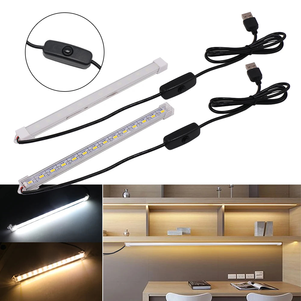 Led Bar Night Light Switch USB SMD High Brightnes Rigid Strip in USA