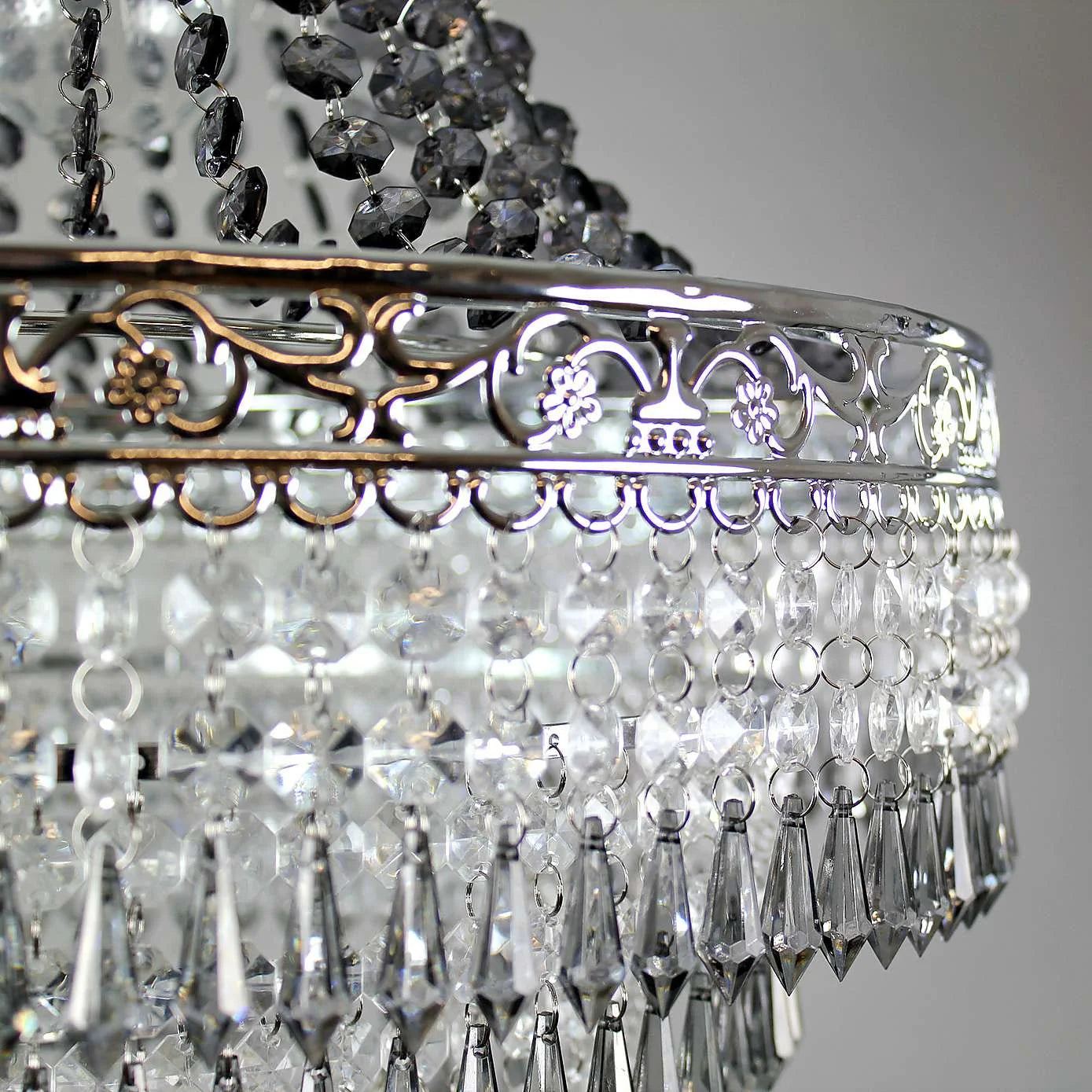 Blenheim Plastic Large Acrylic Chandelier Shade Easy IN USA.