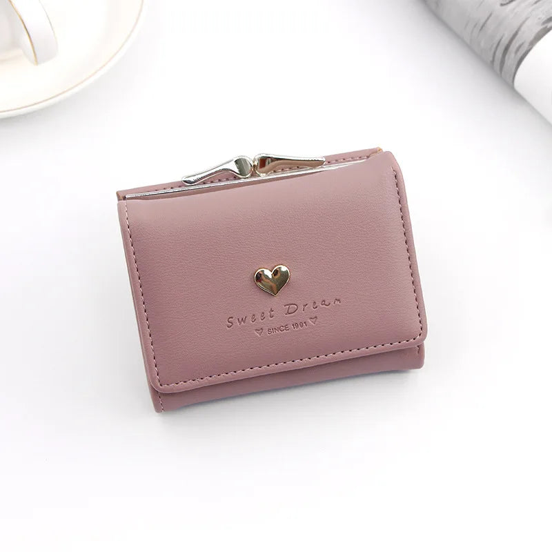 Small Women Wallet loving heart Short Women's Wallet Card in USA