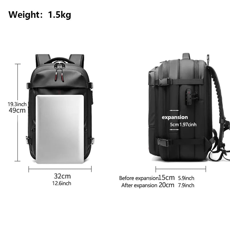 Air Tight Bags Valve Vacuum Compression Backpack in USA