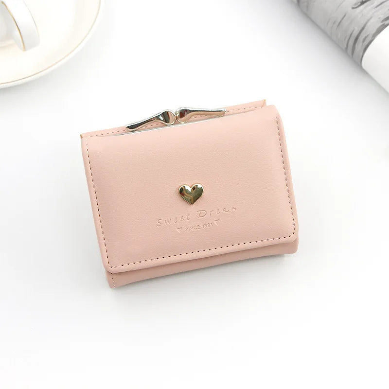 Small Women Wallet loving heart Short Women's Wallet Card in USA