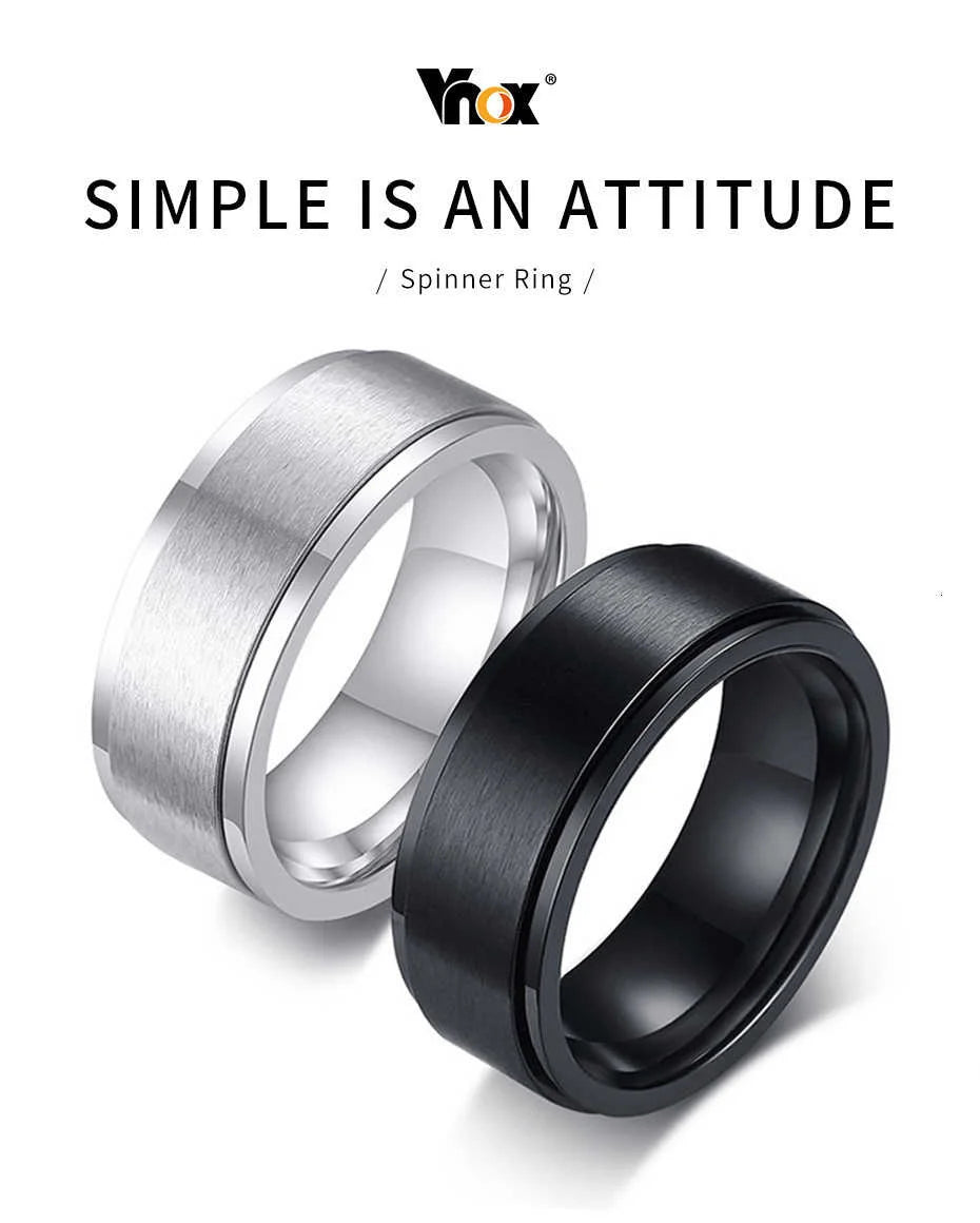 Spinner Ring Men Stress Release Accessory Classic in USA