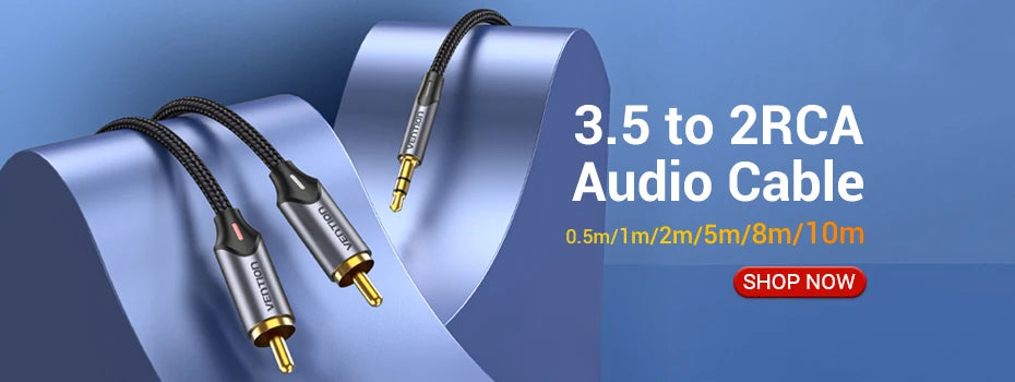 Vention Digital Optical Audio Cable Toslink Coaxial Cable in USA.