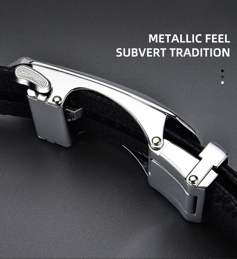 High Quality Plus Size Genuine Leather Belt Metal in USA