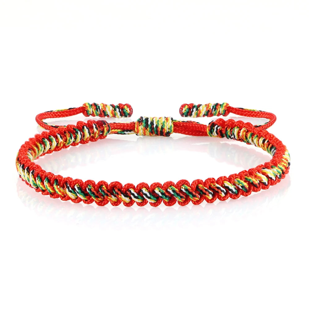 Handmade Braided Bracelets Tibetan Buddhist Lucky in USA.