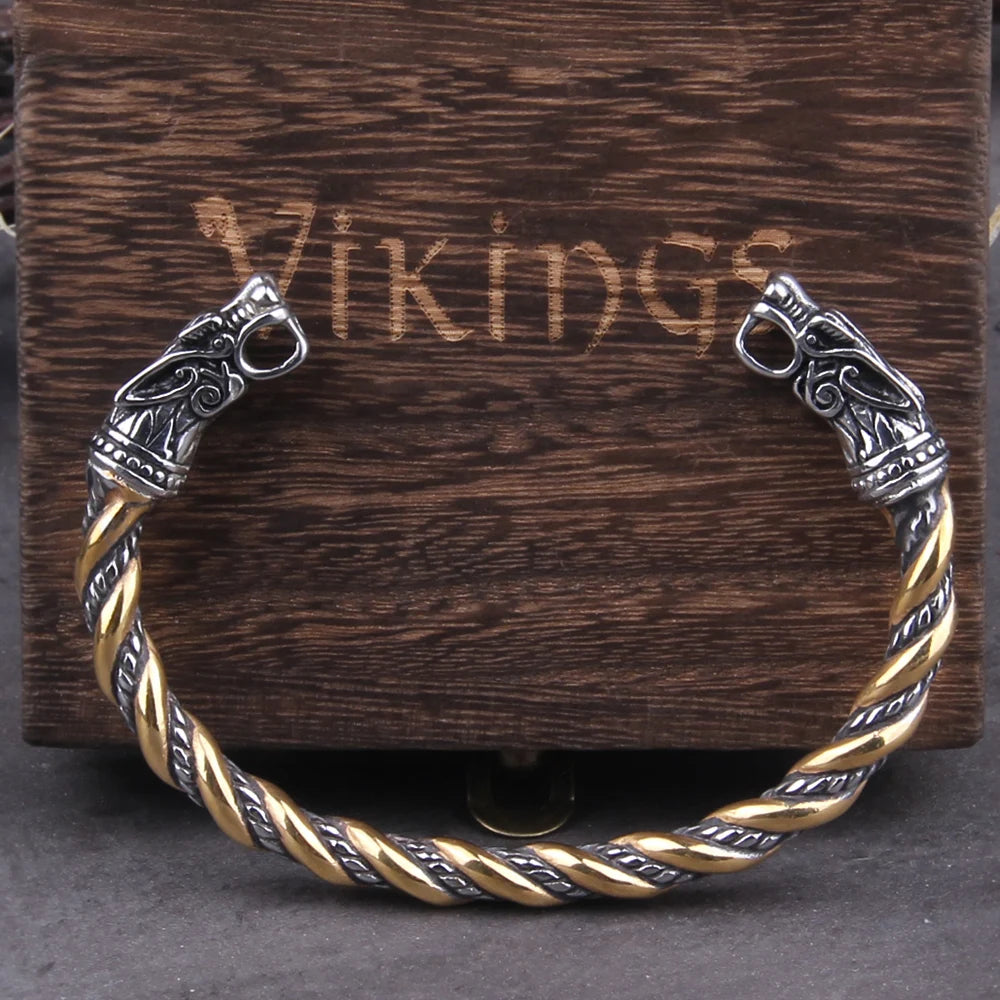 Stainless Steel Nordic Viking Norse Dragon Bracelet in USA