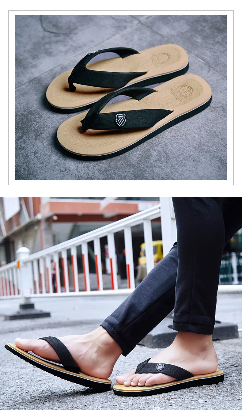 New Sandals Shoes Men Summer Men Flip Flops in USA