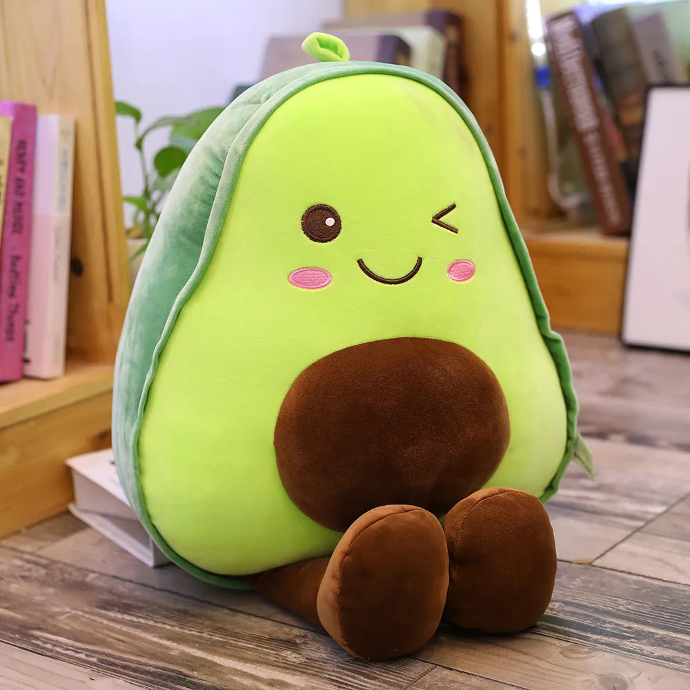 Cute Avocado Stuffed Plush Pillow Toys Kids Filled in USA