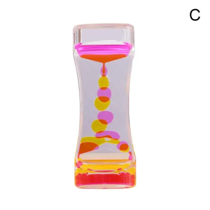 Autistic Sensory Toys Liquid Motion Bubbler Timer Colorful in USA