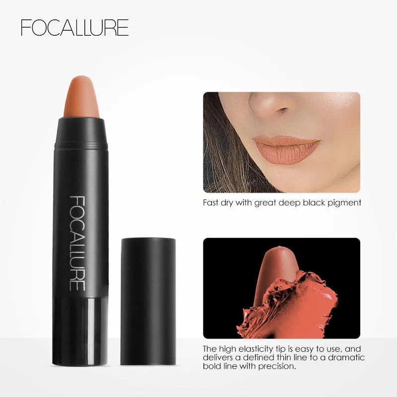 FOCALLURE Colors Matte Lipstick Long Lasting Waterproof Sexy in USA