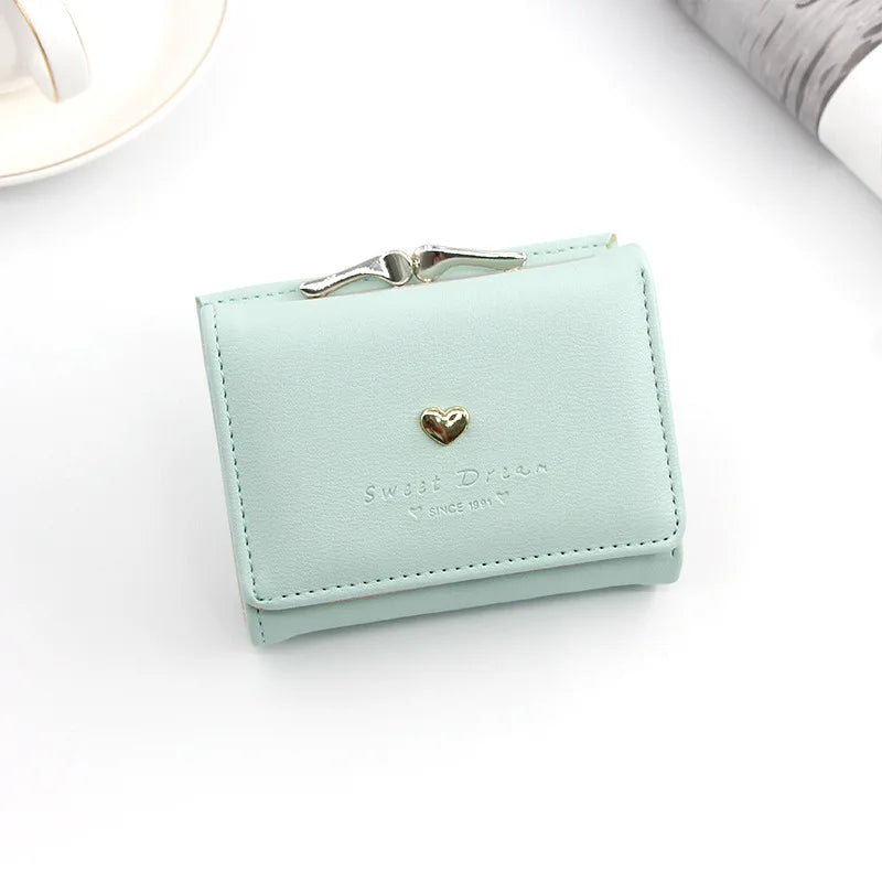 Small Women Wallet loving heart Short Women's Wallet Card in USA