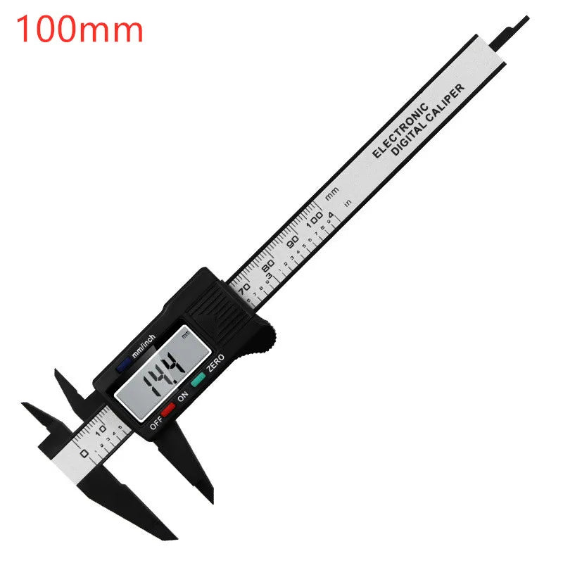 150mm 100mm Electronic Digital Caliper Carbon Fiber Dial Vernier Calip