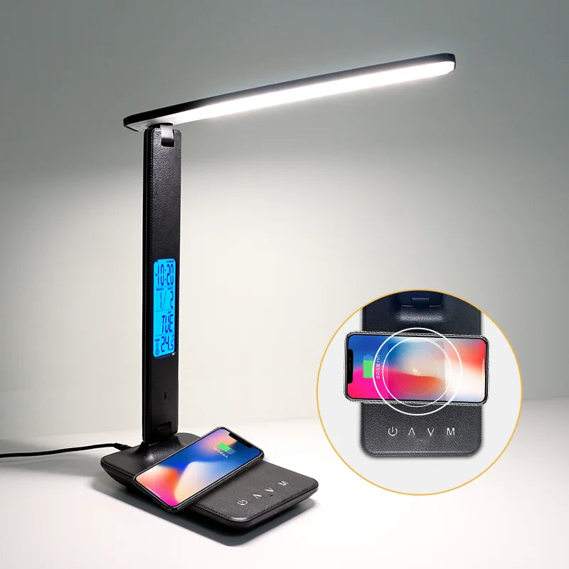 LAOPAO QI Wireless Charging LED Desk Lamp in USA.