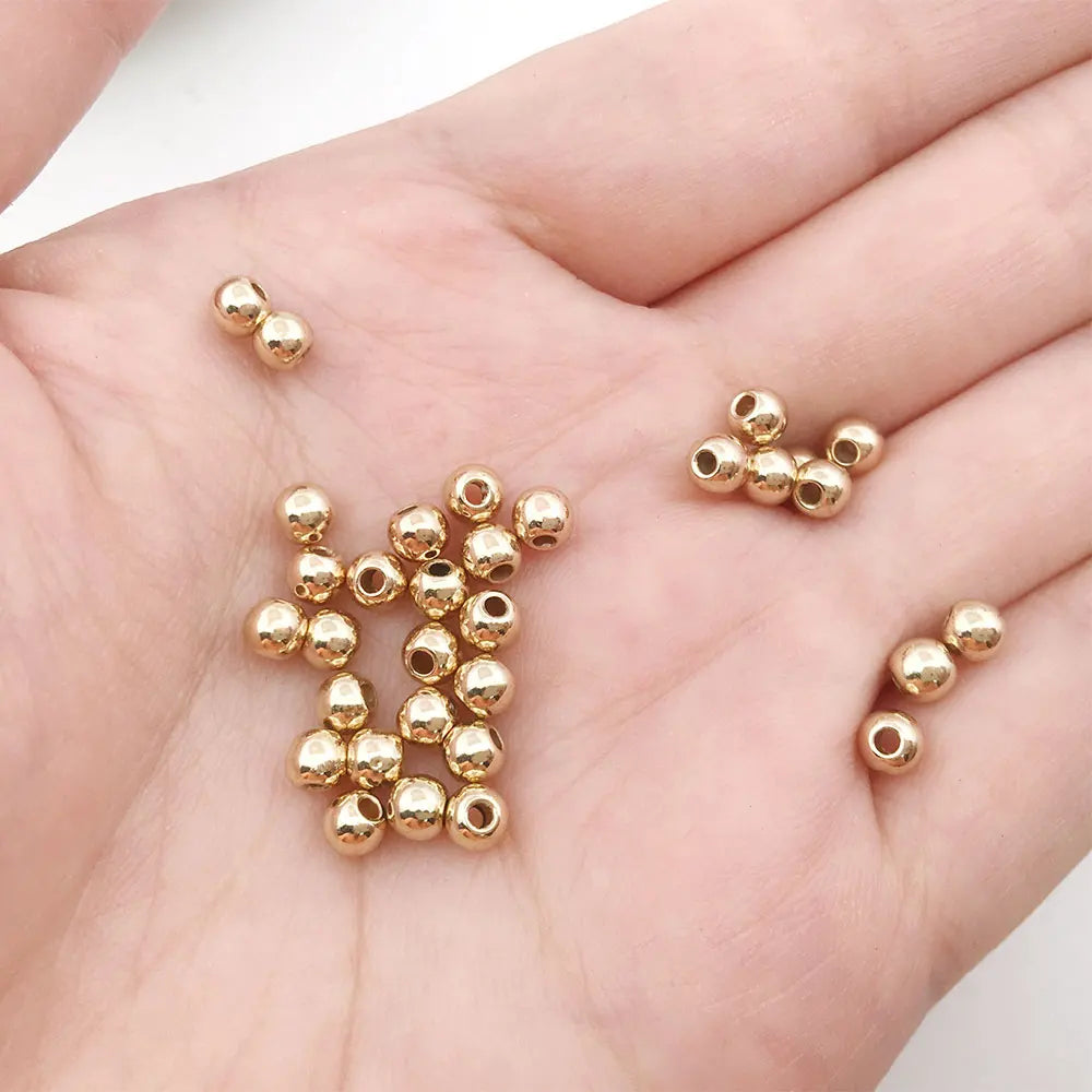 Golden Spacer Round Beads Star Heart Spacer in USA.