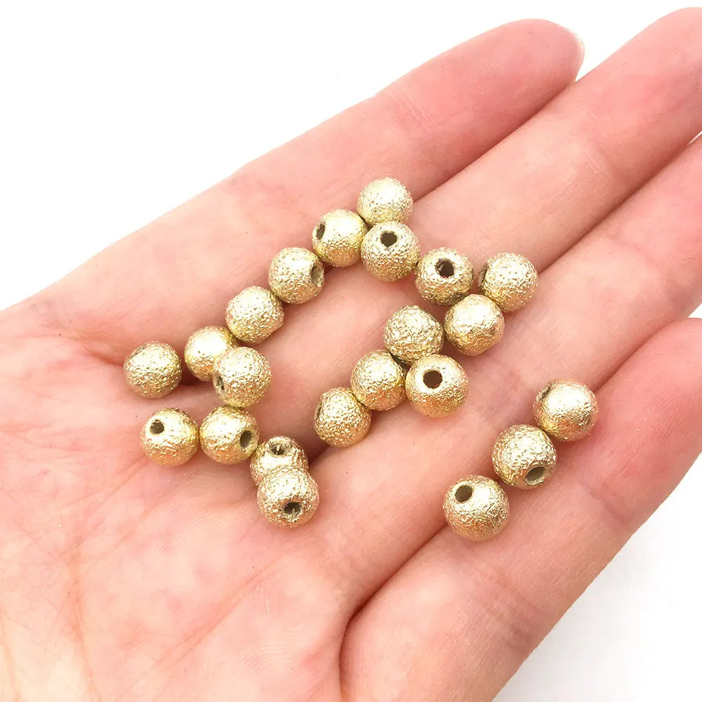 Golden Spacer Round Beads Star Heart Spacer in USA.