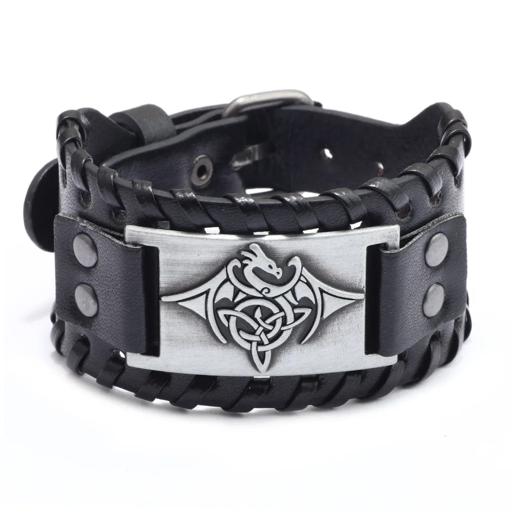 Nordic Rune of Odi Bracelet Men's Bracelet Celtic Viking Jewelry in USA