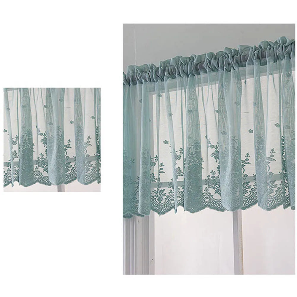 Modern Lace Jacquard Window Curtain Valance Lace in USA